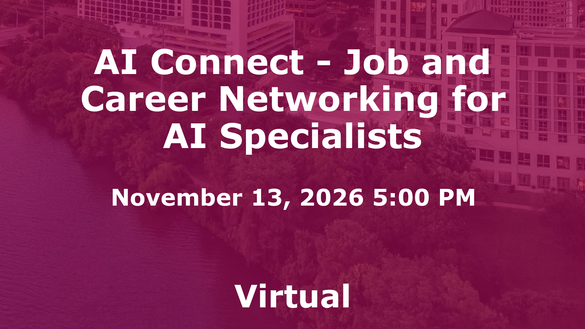 AI Connect - Job and Career Networking for AI Specialists event image